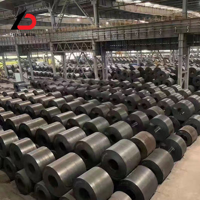 中国 熱巻き炭素鋼コイル ASTM A36 A53 Q235 Q345 鋼コイル 5mm 10mm 15mm 厚さ 工業製造用のカスタマイズされたストライプコイル