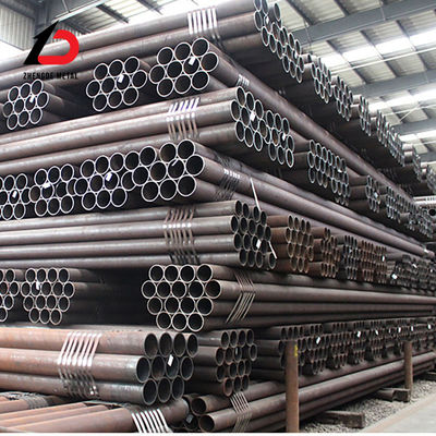 工場直結 JIS 標準 EN 10219 S235jr S355gh 縫合のない軽鋼管 黒鉄鋼管 6m 12m 炭素鋼の縫合のない管 価格