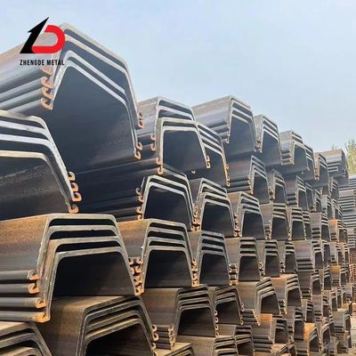 S275 S355 Q345 Z型シートパイル 400X100X10.5mm 6-12m U/C/Z/Tタイプ
