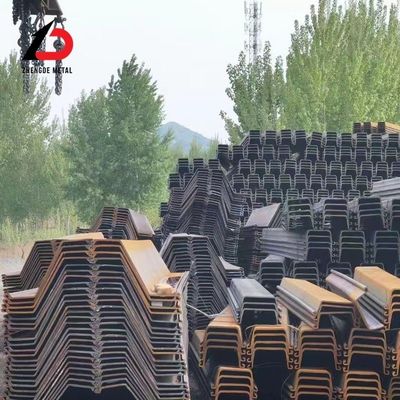 ホットロールラーセンシートパイル 400X100X10.5mm U/Zタイプ Sy390, Syw295, Syw390