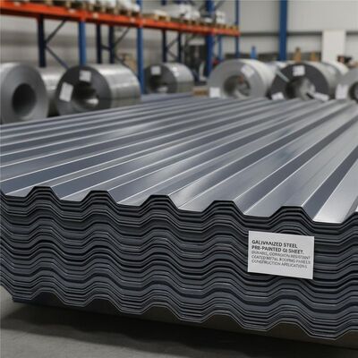 建設用途向け亜鉛メッキ鋼板プレペイントGIシート耐久性耐食性コーティング金属屋根材
