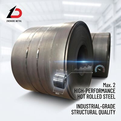 厚さ 2000mm ホットロールされた炭素鋼コイル Q235B Q345B 重用 2-25mm 船造りの貯蔵タンク