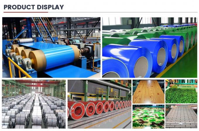 全硬 PPGI 鋼コイル PVDF ホットDIP カラーコーティングシートコイル 8