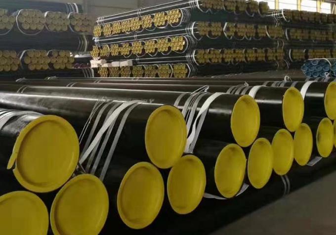 質の高いASTM A106 / API 5L Sch 40 Sch 80 Sch120 黒色塗装された鋼無縫管 炭素鋼パイプライン価格 5