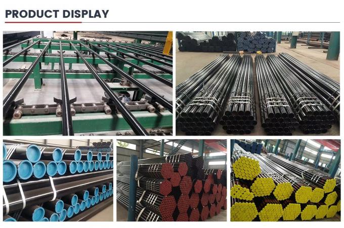 EN ASTM API S355 A53b A106 Gr. B A336 炭素構造 縫い目のない鋼管 大直径 厚い壁 Sch20合金 縫い目のない流体圧力ボイラーチューブ APIパイプ 7