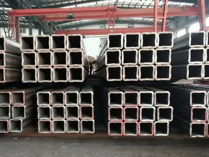 中国 工場 S235jr Ss400 S235j0 A572 炭素鋼 直角無縫管 低炭素無縫鋼管 建材用電磁直角管 3