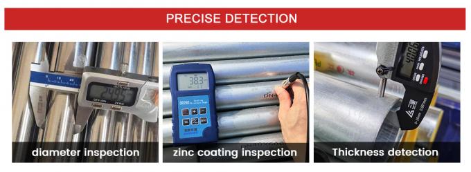 Dx51d 壁厚さ 1mm-150mm 外径 6mm-2500mm Z40-600g 建築および化学産業用鋼管 8
