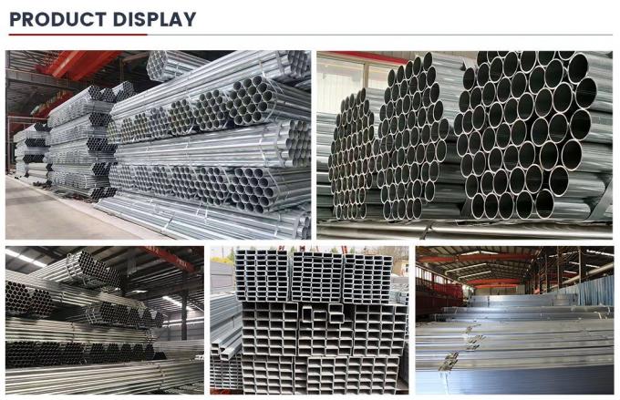 ASTM A53/A106 Gr. B/JIS DIN/A179/A192/A333 X42/X52/X56/X60/65 X70 ステンレス・ブラック・ガルバン化・丸型ガルバン化鋼管 7